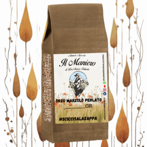 orzo marzolo perlato, confezione 500gr 100% biodegradabile @ilmanieroinvallelonga