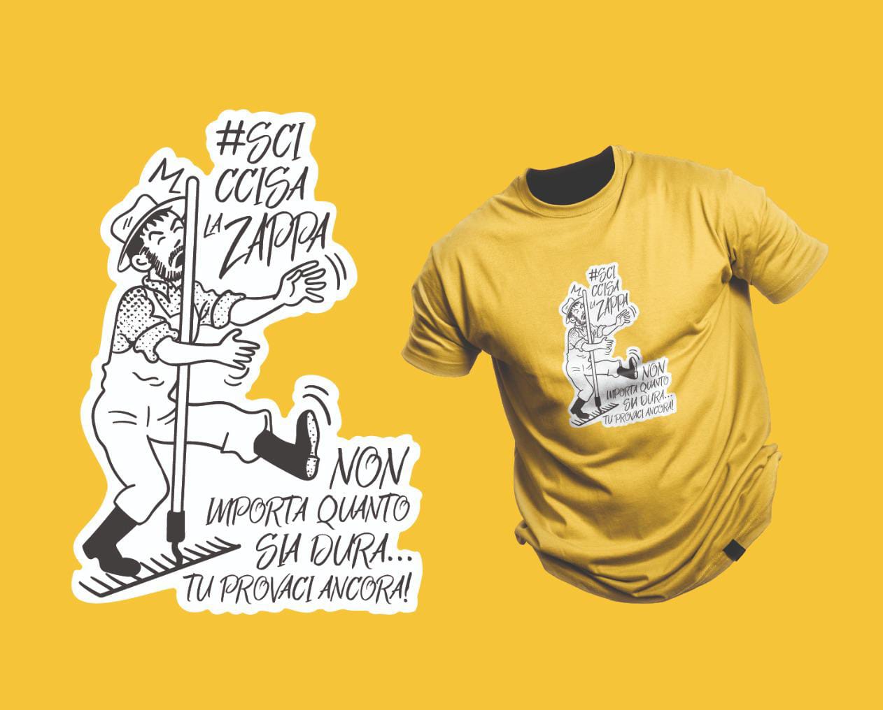 t-shirt #sciccisalazappa - immagine 2